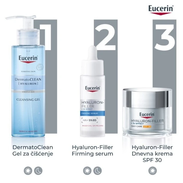 EUCERIN HYALURON-FILLER DNEVNA KREMA SPF30 50ML REFILL 99542