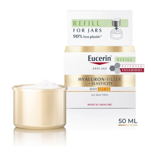EUCERIN HYALURON FILLER + ELASTICITY  DNEVNA KREMA SPF30  50ML REFILL 99543
