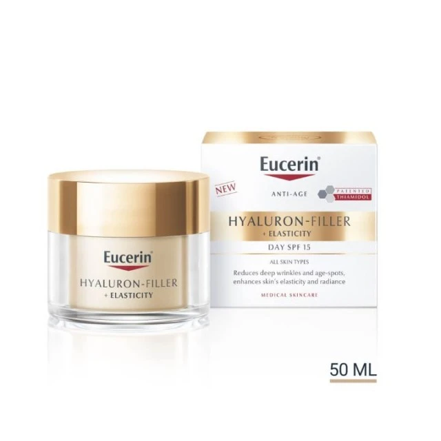EUCERIN HYALURON FILLER + ELASTICITY  DNEVNA KREMA SPF15 50ML