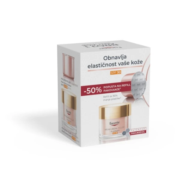 EUCERIN ELASTICITY  REFILL PAKET ROSE SPF 30 50 + 50ML