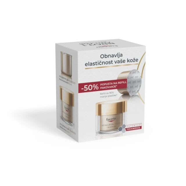 EUCERIN ELASTICITY  REFILL PAKET NOĆNA KREMA 50 + 50ML