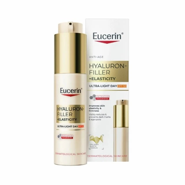 EUCERIN HYALURON FILLER+ELASTICITY ULTRA LAGANA DNEVNA KREMA SPF50 50ML