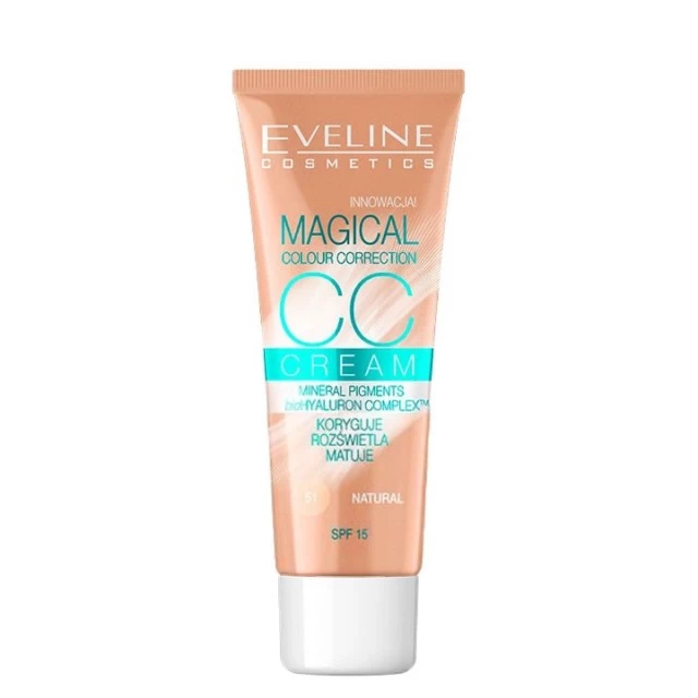 EVELINE CC KREMA SPF15 BR 51 NATURAL 30ML