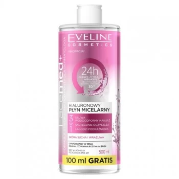 EVELINE FACEMED 3U1 MICELARNA VODA SA HIJALURONSKOM KISELINOM 400ML