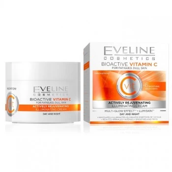 EVELINE +6 BIOACTIVE VITAMIN C DNEVNA I NOĆNA KREMA ZA LICE 50ML