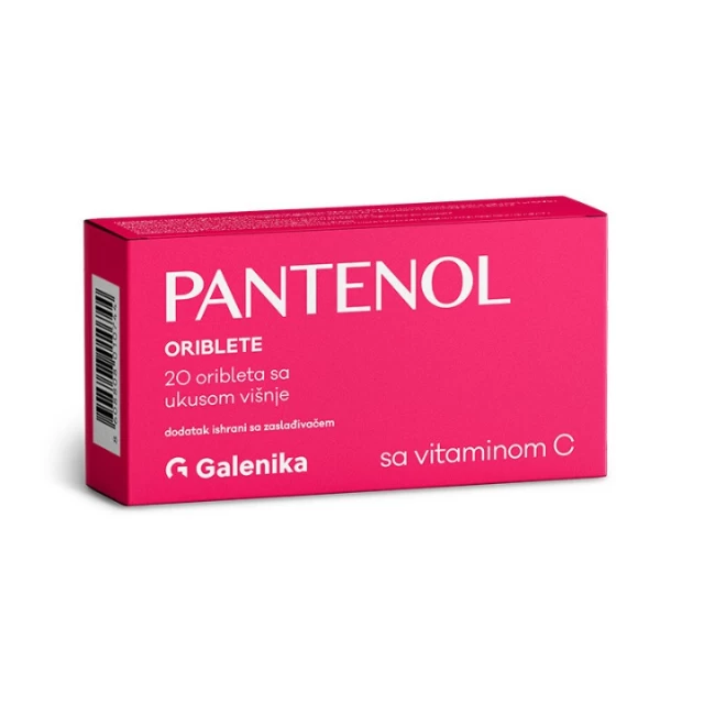 PANTENOL ORIBLETE VIŠNJA SA VITAMINOM C