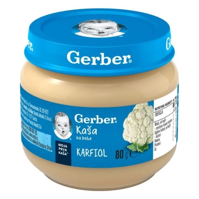 GERBER KAŠICA OD KARFIOLA 80G GERBER KAŠICA OD KARFIOLA 80G