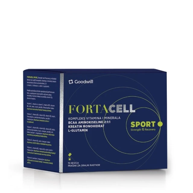 FORTACELL SPORT STRENGTH&RECOVERY 15 KESICA