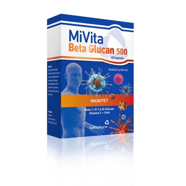 MIVITA BETA GLUCAN 500 KAPSULE A40