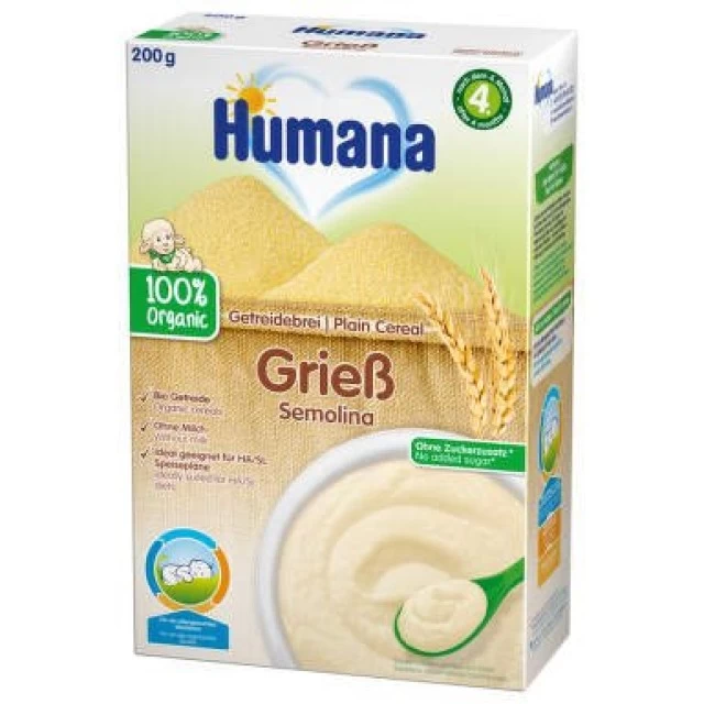 HUMANA INSTANT KAŠA GRIZ BEZ MLEKA 200 G