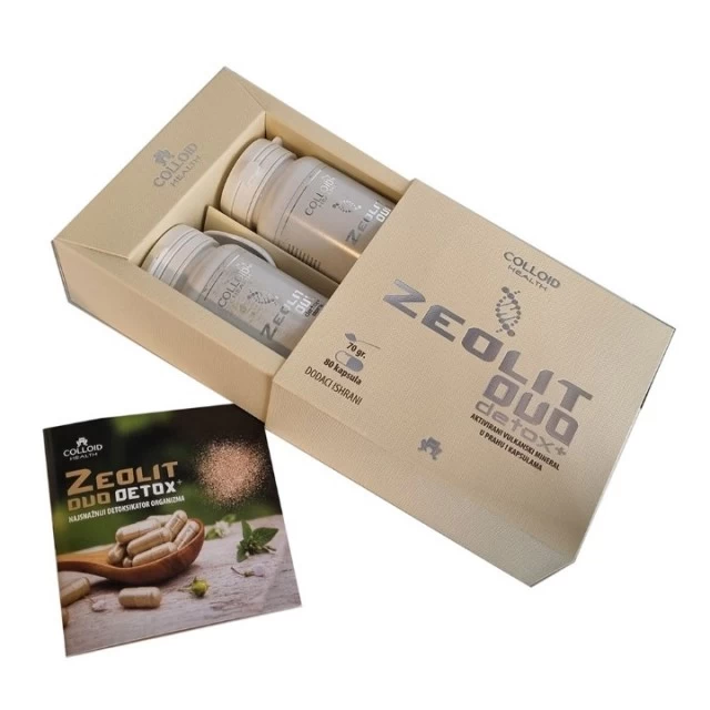 ZEOLIT DUO DETOX KAPSULE A80 + PRAH 70G