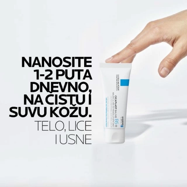 LA ROCHE-POSAY CICAPLAST BAUME B5 BALZAM ZA BEBE, DECU I ODRASLE KOJI OBNAVLJA I UMIRUJE NADRAŽENU KOŽU I TRENUTNO UMIRUJE OSEĆAJ PECKANJA 40ML