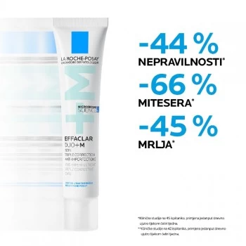LA ROCHE-POSAY EFFACLAR DUO(+) M - TROSTRUKA KOREKTIVNA NEGA PROTIV NEPRAVILNOSTI MASNE KOŽE I ZAČEPLJENIH PORA 40 ML