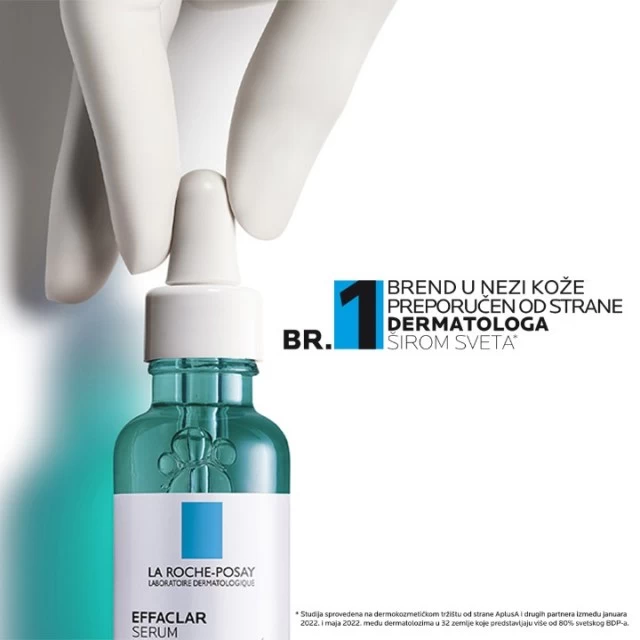 LA ROCHE-POSAY EFFACLAR ULTRA KONCENTROVANI SERUM DNEVNI PILING PROTIV NEPRAVILNOSTI ZA KOŽU SKLONU AKNAMA U ODRASLOM DOBU 30ML