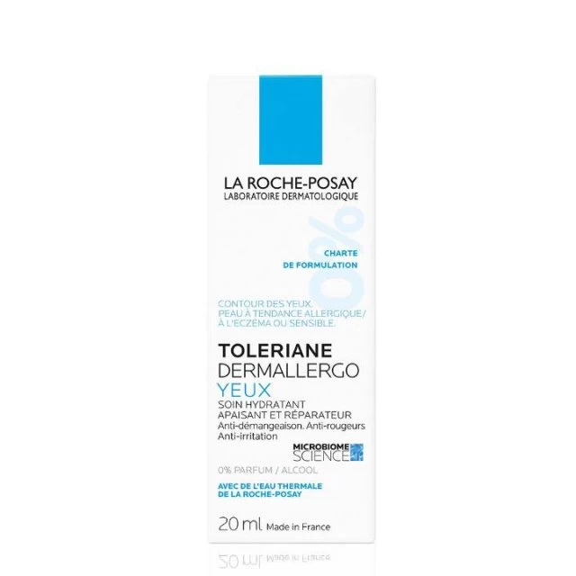 LA ROCHE-POSAY TOLERIANE DERMALLERGO EYES HIDRATANTNA KREMA ZA SVAKODNEVNU UPOTREBU NA KOŽI PODRUČJA OKO OČIJU SKLONOJ ALERGIJAMA 20ML