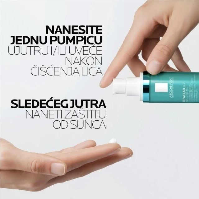 LA ROCHE-POSAY EFFACLAR  A.Z. GEL KREM PROTIV NEPRAVILNOSTI  40 ML