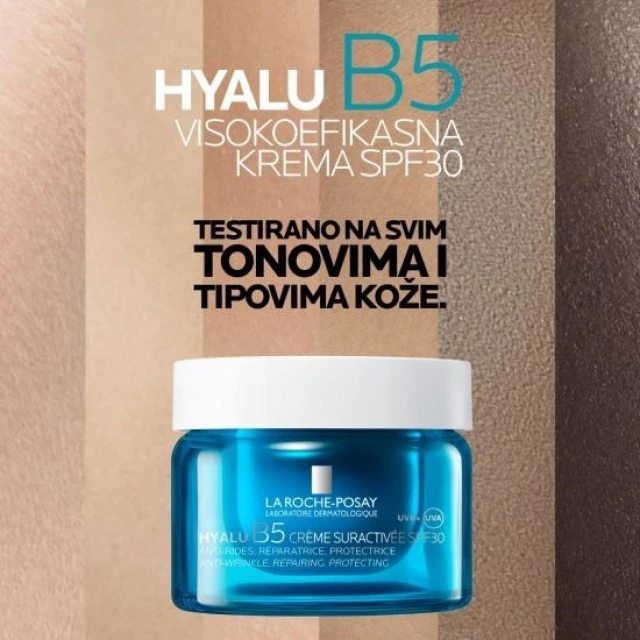 LA ROCHE-POSAY HYALU B5 VISOKOEFIKASNA KREMA SPF30 50ML