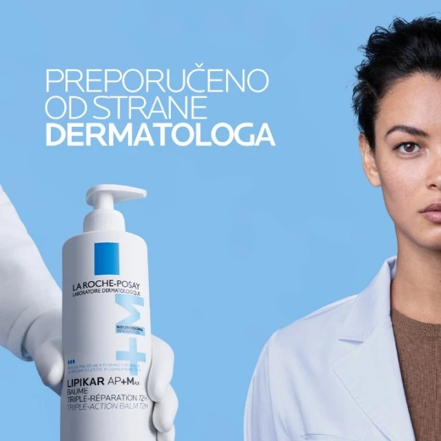 LA ROCHE-POSAY LIPIKAR BAUME AP+MAX BALZAM ZA TELO I/ILI LICE SA TROSTRUKIM DELOVANJEM 200ML