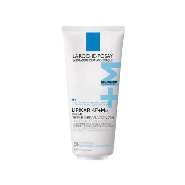 LA ROCHE-POSAY LIPIKAR BAUME AP+MAX BALZAM ZA TELO I/ILI LICE SA TROSTRUKIM DELOVANJEM 200ML