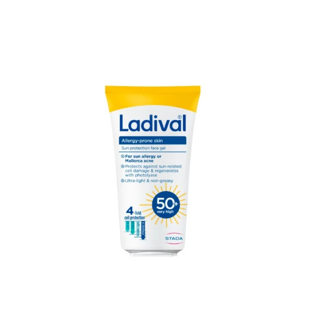 LADIVAL GEL ZA LICE ZA KOŽU SKLONU ALERGIJAMA SPF 50+ 50ML