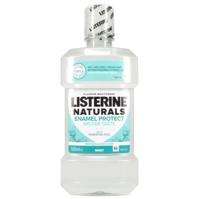 LISTERINE NATURAL ENAMEL PROTECT RASTVOR 500ML