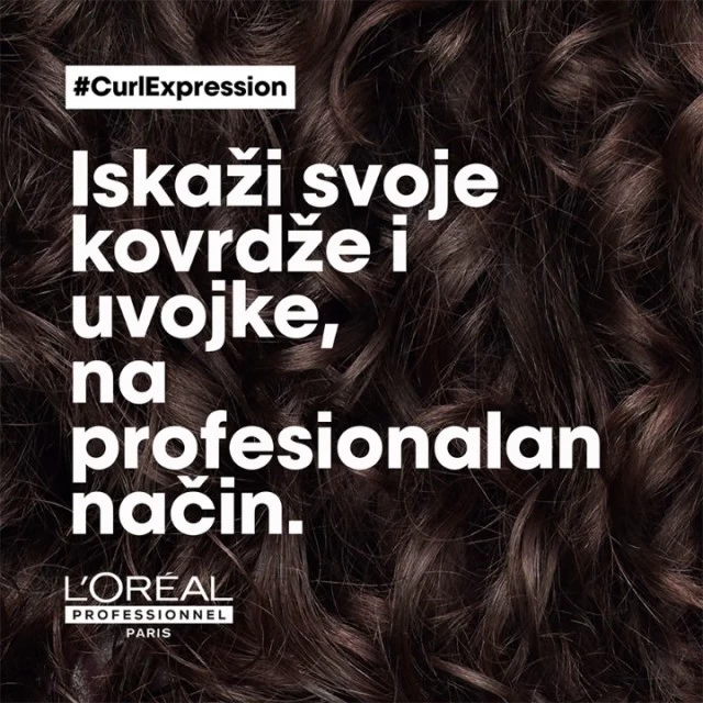 LOREAL PROFESSIONNEL SERIE EXPERT CURL EXPRESSION INTENZIVNO HIDRANTNI KREMASTI ŠAMPON ZA KOVRDŽAVU KOSU 300ML