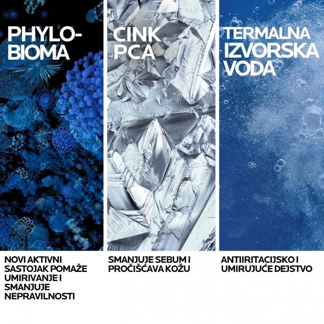 LA ROCHE-POSAY EFFACLAR PENUŠAVI GEL ZA ČIŠĆENJE MASNE, OSETLJIVE KOŽE SKLONE AKNAMA 400ML