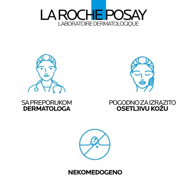LA ROCHE-POSAY EFFACLAR PENUŠAVI GEL ZA ČIŠĆENJE MASNE, OSETLJIVE KOŽE SKLONE AKNAMA 400ML