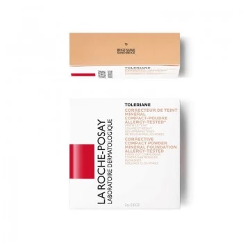 LA ROCHE-POSAY TOLERIANE TEINT MINERAL KOMPAKTNI KOREKTIVNI PUDER S MINERALNIM PIGMENTIMA ZA NORMALNU DO MEŠOVITU OSETLJIVU KOŽU0 9,5 G 02 BOJA PESKA