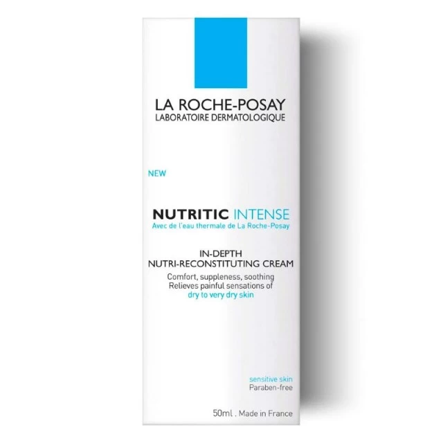 LA ROCHE-POSAY NUTRITIC INTENSE NEGA ZA INTENZIVNO OBNAVLJANJE SUVE KOŽE LICA, PROTIV ZATEGNUTOSTI I ŽARENJA 50ML