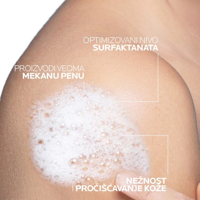 LA ROCHE-POSAY LIPIKAR SYNDET AP+ KREMASTI GEL ZA TUŠIRANJE OBOGAĆEN LIPIDIMA ZA SVAKODNEVNO PRANJE OSETLJIVE SUVE KOŽE S OSEĆAJEM SVRABA I IRITACIJA , POGODNO ZA BEBE, DECU I ODRASLE 200ML