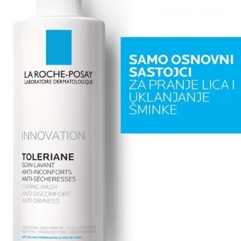 LA ROCHE-POSAY TOLERIANE NEGUJUĆI GEL ZA PRANJE LICA PROTIV SUVOĆE I NEUGODNOG ZATEZANJA KOŽE 400ML