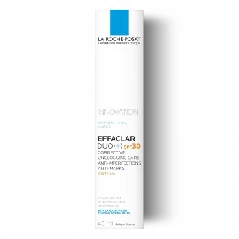 LA ROCHE-POSAY EFFACLAR DUO(+) SPF30 KOREKTIVNA NEGA PROTIV NEPRAVILNOSTI MASNE KOŽE I ZAČEPLJENIH PORA 40 ML