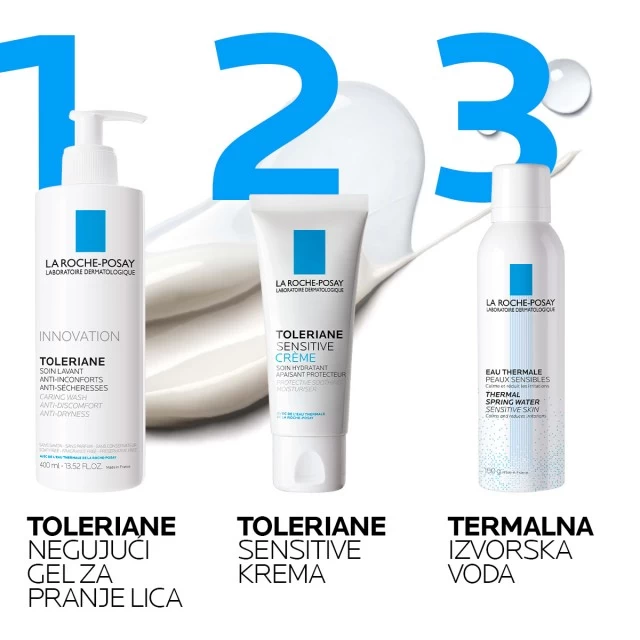 LA ROCHE-POSAY TOLERIANE SENSITIVE CREME HIDRATANTNA NEGA ZA RAVNOTEŽU MIKROBIOMA OSETLJIVE KOŽE, NORMALNA KOŽA 40ML