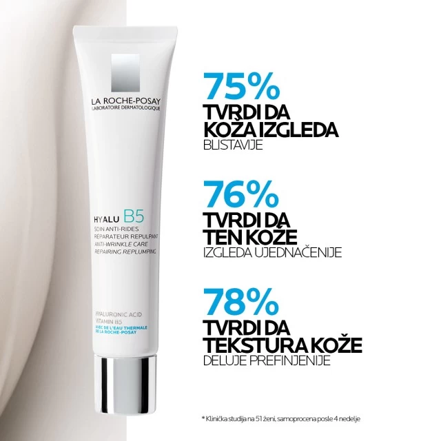 LA ROCHE-POSAY HYALU B5 NEGA PROTIV BORA ZA PUNOĆU I OBNAVLJANJE KOŽE S HIJALURONSKOM KISELINOM I VITAMINOM B5 40ML