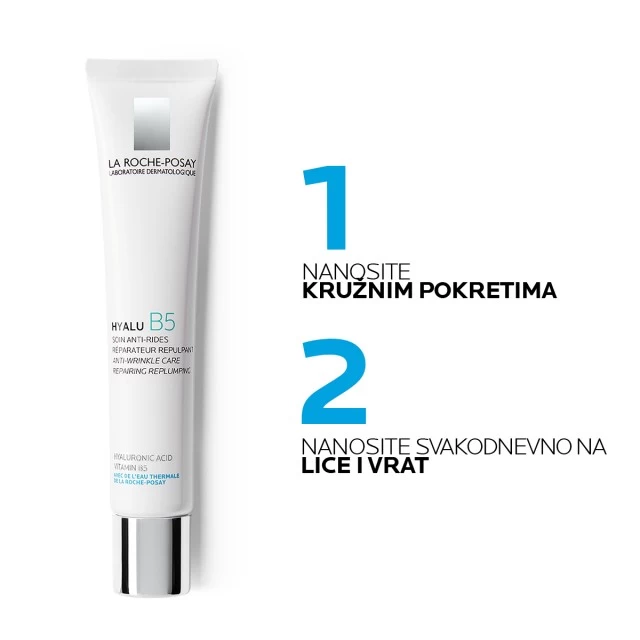 LA ROCHE-POSAY HYALU B5 NEGA PROTIV BORA ZA PUNOĆU I OBNAVLJANJE KOŽE S HIJALURONSKOM KISELINOM I VITAMINOM B5 40ML