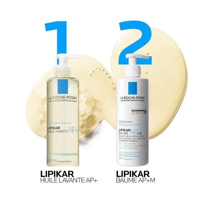 LA ROCHE-POSAY LIPIKAR HUILE LAVANTE AP+ ULJE ZA TUŠIRANJE OBOGAĆENO LIPIDIMA ZA SVAKODNEVNO PRANJE OSETLJIVE SUVE KOŽE S OSEĆAJEM SVRABA I IRITACIJA, POGODNO ZA BEBE, DECU I ODRASLE 400ML