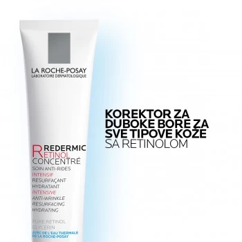 LA ROCHE-POSAY REDERMIC RETINOL INTENZIVNI KOREKTOR PROTIV IZRAŽENIH BORA I STARAČKIH PEGA 30ML