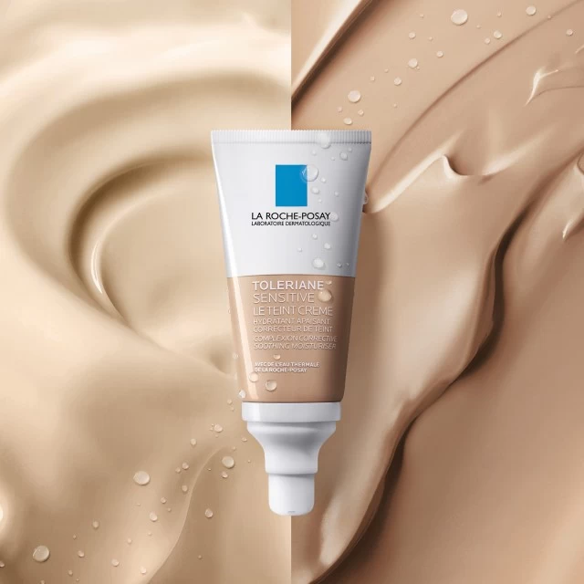 LA ROCHE-POSAY TOLERIANE SENSITIVE LE TEINT CREME UMIRUJUĆA HIDRATANTNA NEGA KOJA KORIGUJE TEN 50ML LIGHT