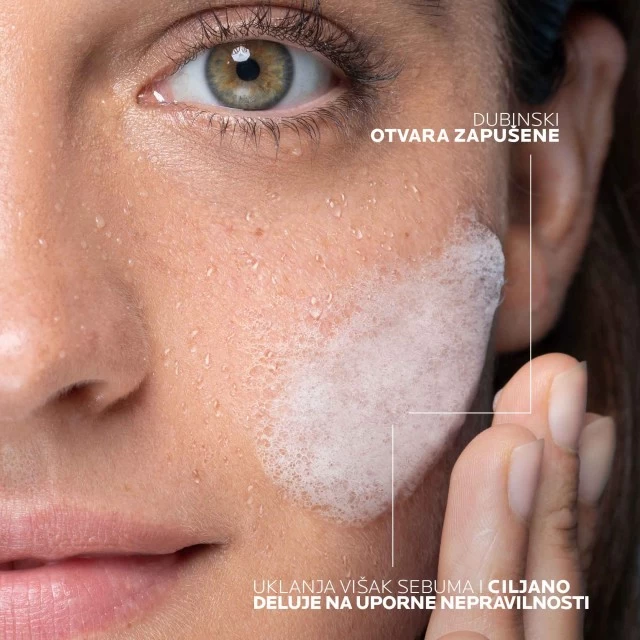 LA ROCHE-POSAY EFFACLAR PROČIŠĆAVAJUĆI MIKRO-PILING GEL ZA ČIŠĆENJE LICA I TELA, ZA MASNU KOŽU 400ML