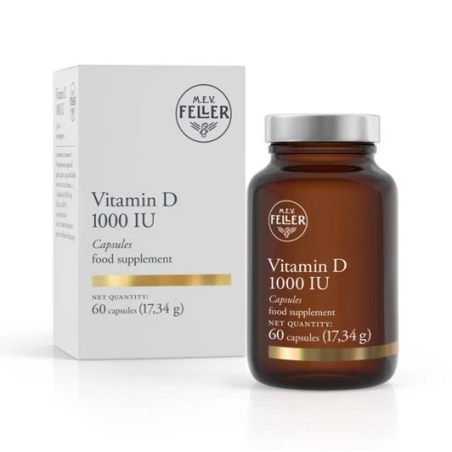 FELLER VITAMIN D 1000IU KAPSULE A60