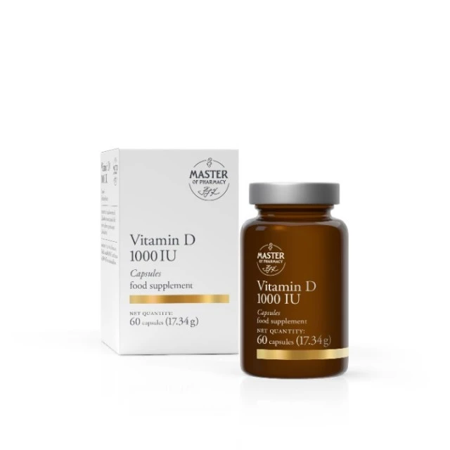 MASTER OF PHARMACY VITAMIN D 1000IU KAPSULE A60