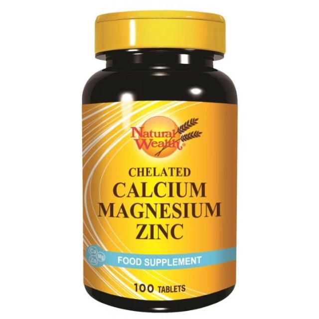 NATURAL WEALTH HELIRANI KALCIJUM-MAGNEZIJUM-CINK TABLETE A100