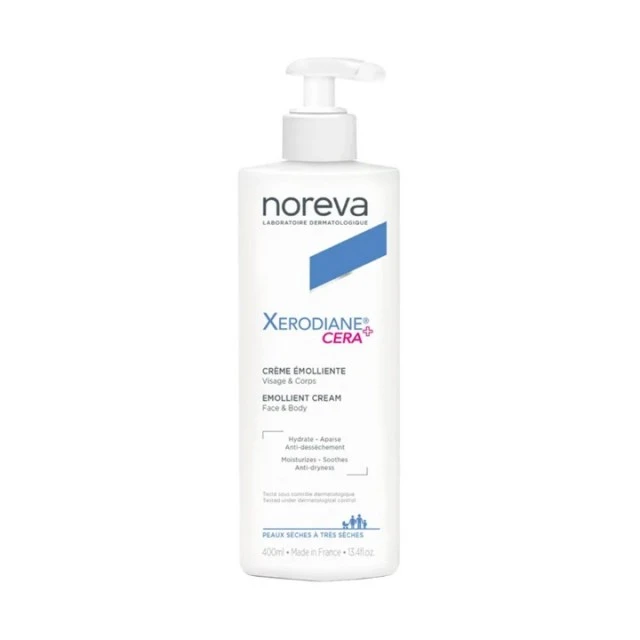 NOREVA XERODIANE CERA+ EMOLIJENTNA KREMA ZA LICE I TELO 400ml