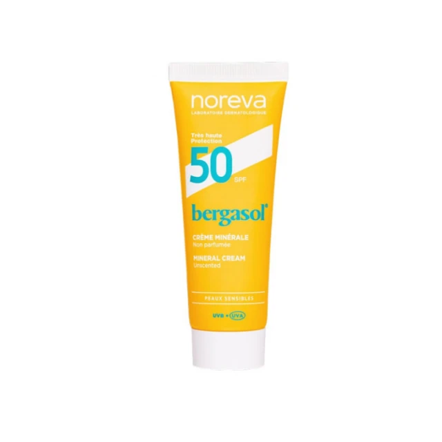 NOREVA BERGASOL MINERALNA KREMA SPF 50+ 40ML