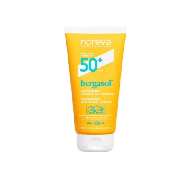 NOREVA BERGASOL NEVIDLJIVO MLEKO ZA TELO SPF 50+ 150ML