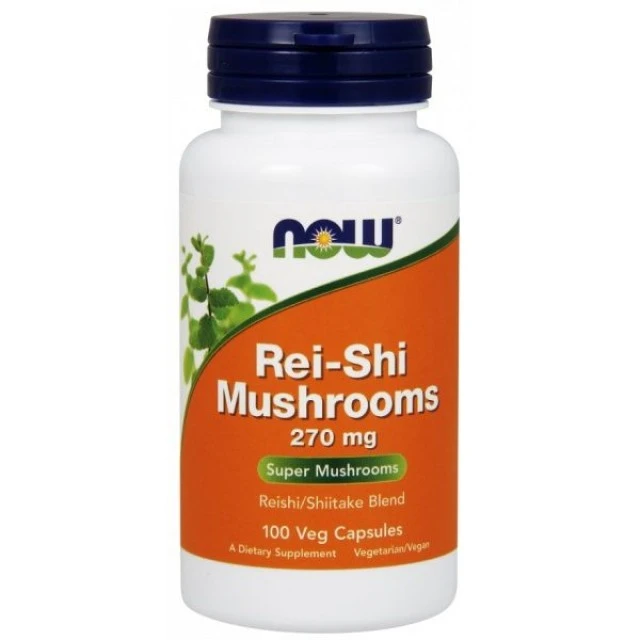 NOW REI-SHI MUSHROOMS KAPSULE 270MG A100