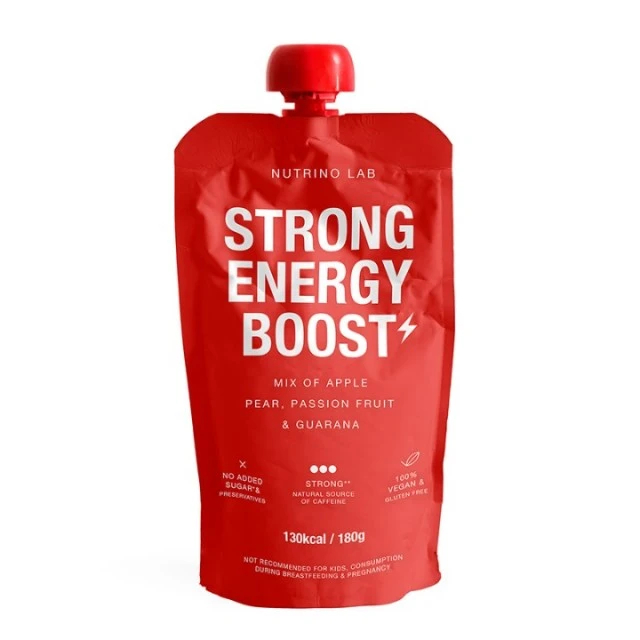 NUTRINO LAB STRONG ENERGY BOOST JABUKA + KRUŠKA + MARAKUJA + GUARANA 180G