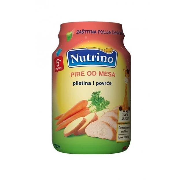 NUTRINO PIRE OD MESA - PILETINA I POVRĆE 190G