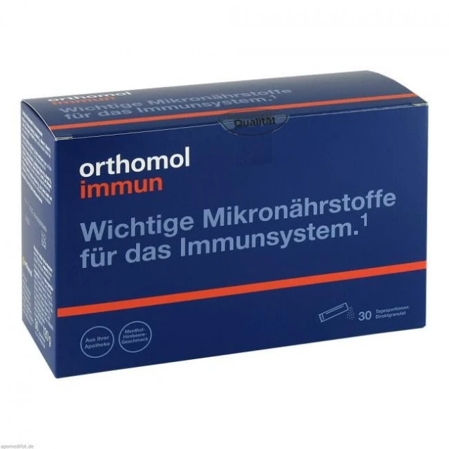 ORTHOMOL IMMUN DIREKT GRANULE MENTOL/MALINA A30